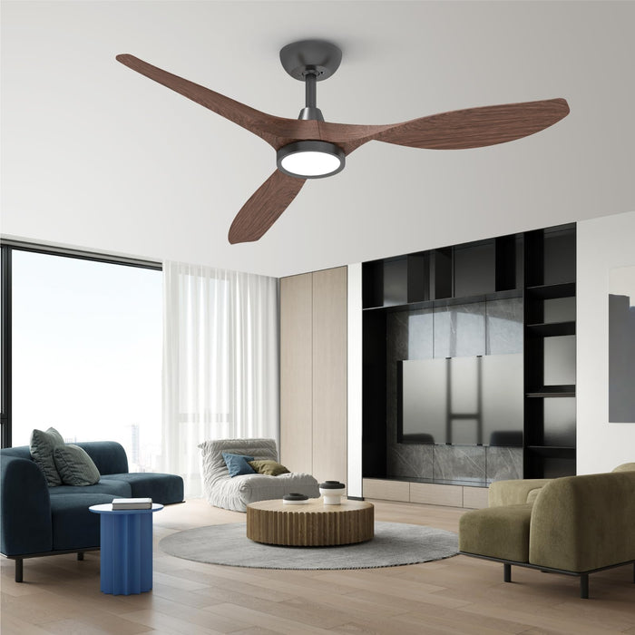 52 Inch  Ceiling Fans with Quiet DC Motor and 3 Colour Temperature